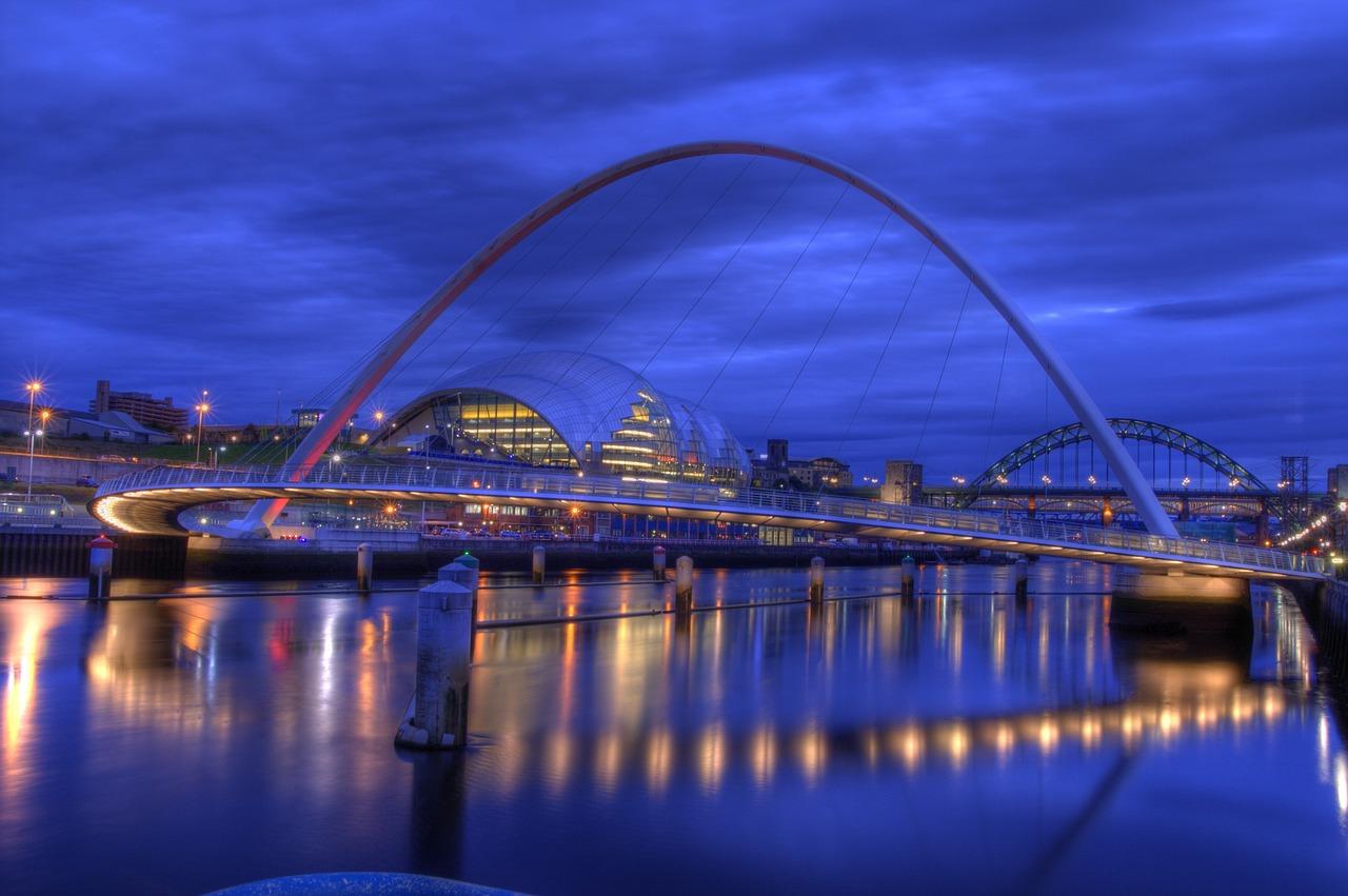 Millennium bridge in Newcastle